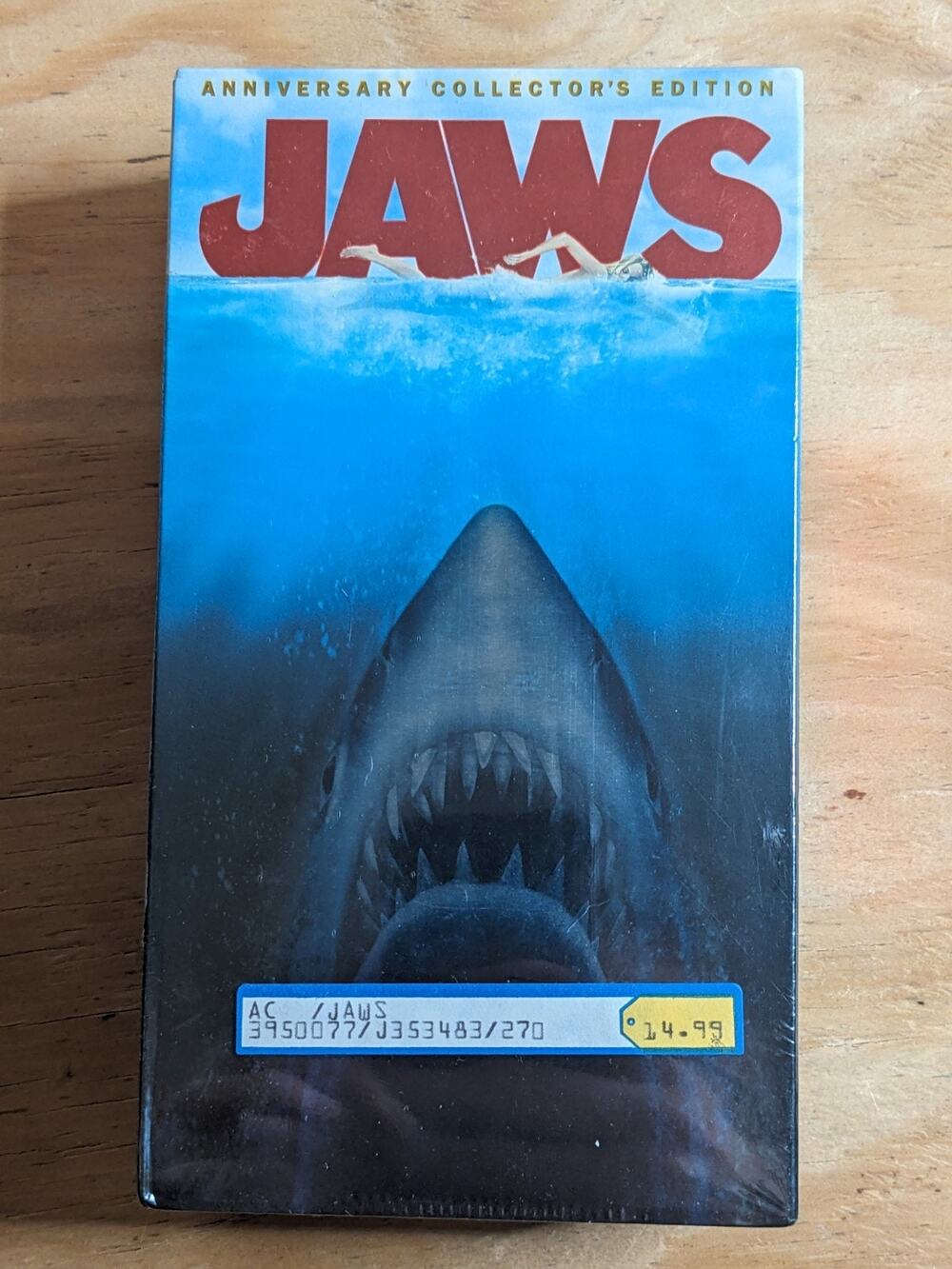 Jaws Anniversary Collectors Edition VHS Best Buy RARE 2 Pack Factory Sealed
